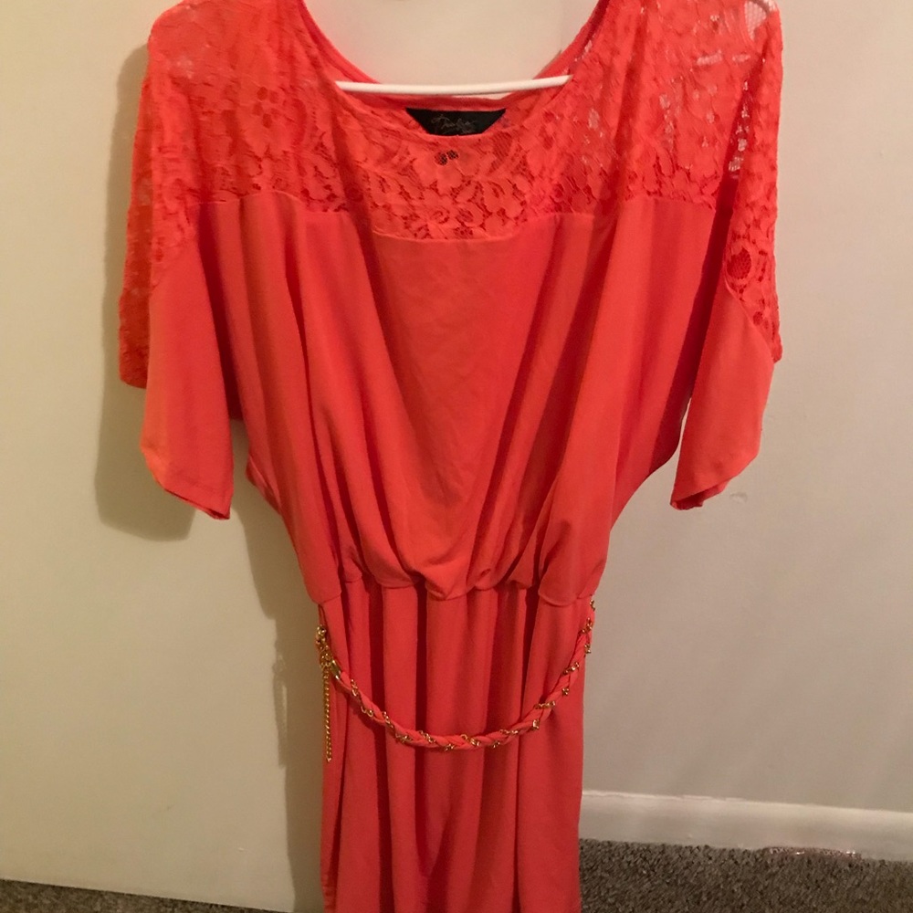 Pink/orange dress